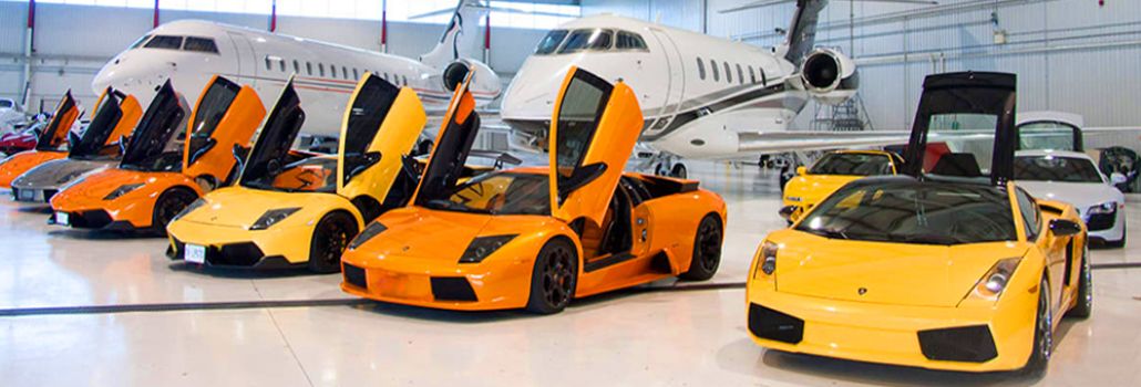PRIVATE  JETS AND LUXURY  CARS